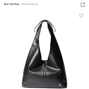 NWT Victoria's Secret Elegant Black Bow Tote